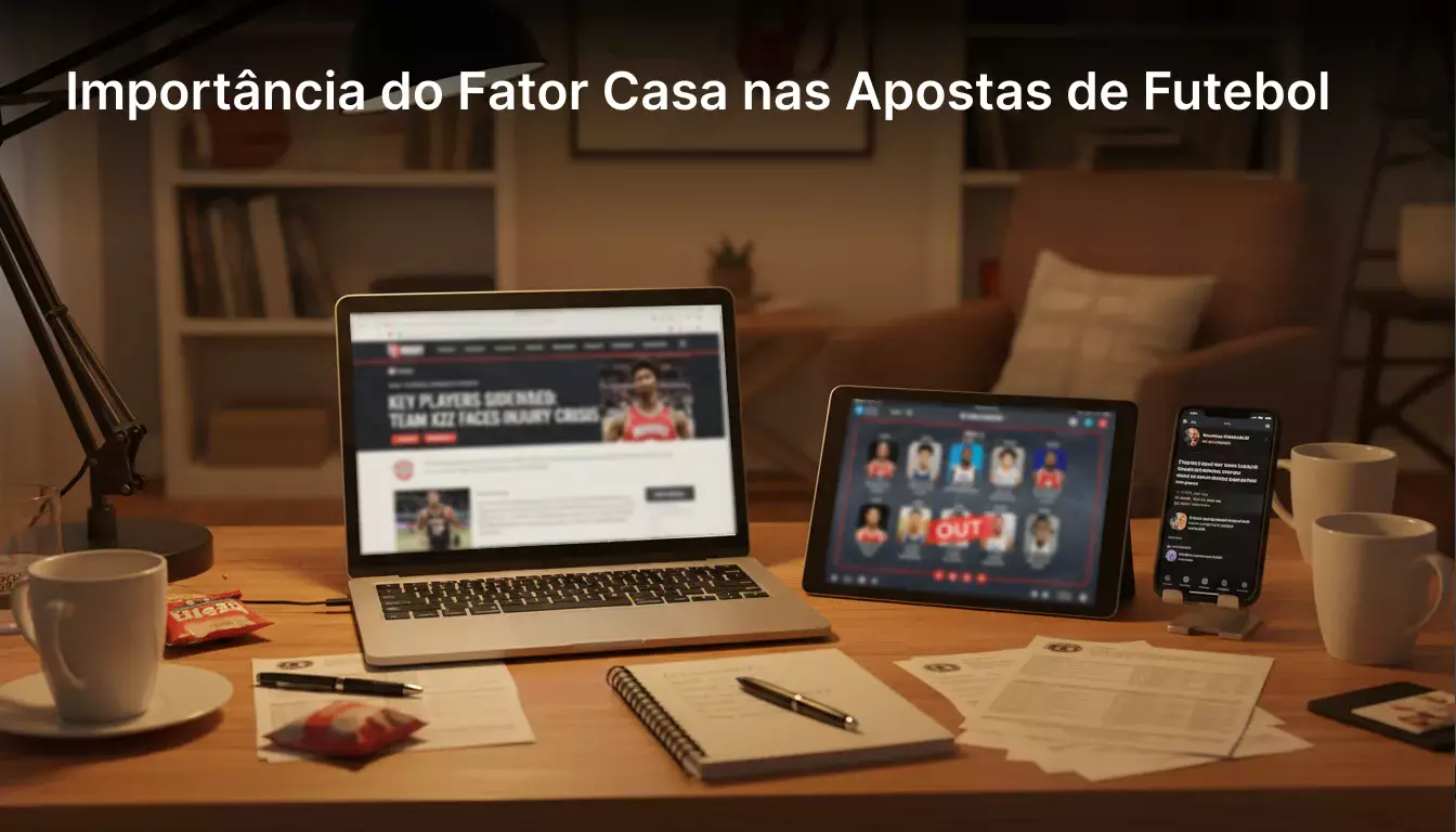 Pessoa a pesquisar notícias de lesões em múltiplos ecrãs