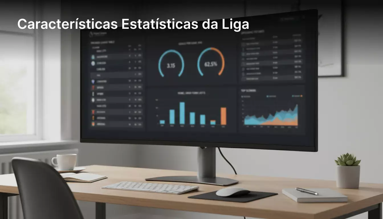 Ecrã com estatísticas detalhadas da Premier League
